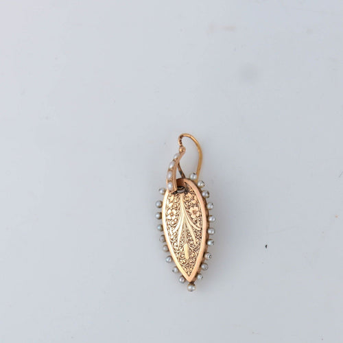 Pendentif Parure en or jaune, perles 58 Facettes