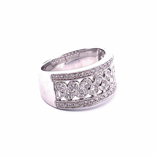 Bague Bague bulles de Diamants Platine 58 Facettes
