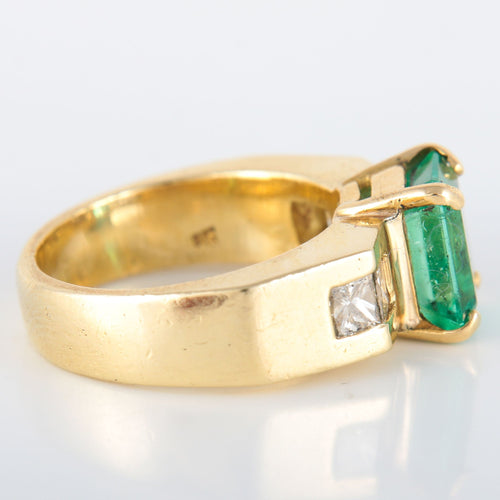 Bague 49 Bague Emeraude et Diamants 58 Facettes 8397