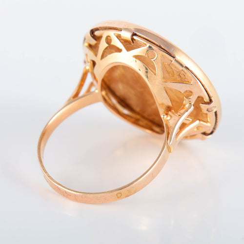 Bague 54 BAGUE PIÈCE 20 FRANCS NAPOLÉON 58 Facettes 8390