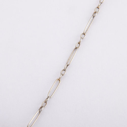 Collier Collier Art Déco en or gris, diamants 58 Facettes