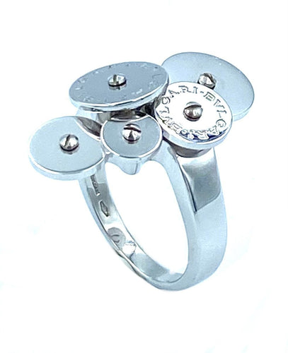 Bague BVLGARI. Bague Cicladi or blanc 18K 58 Facettes