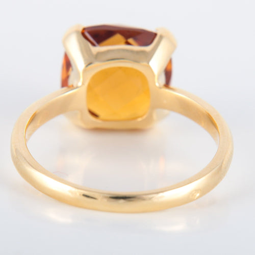 Bague 52 Bague Solitaire citrine 58 Facettes 8384