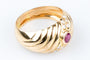 Bague Bague diamant rubis en or massif 58 Facettes 111.212778-65