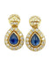 Boucles d'oreilles ADLER - boucles d’oreilles or jaune, saphirs et diamants 58 Facettes