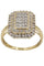 Bague BAGUE MODERNE PAVAGE DIAMANTS 58 Facettes 057481