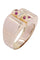 Bague 61 BAGUE TANK RUBIS ET DIAMANTS 58 Facettes 057931