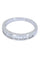 Bague 53 DEMI-ALLIANCE DIAMANTS CALIBRÉS 58 Facettes 059651