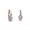 Boucles d'oreilles Dormeuses ancienne diamants 58 Facettes