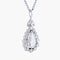 Collier Pendentif sur chaîne Diamant Poire 58 Facettes