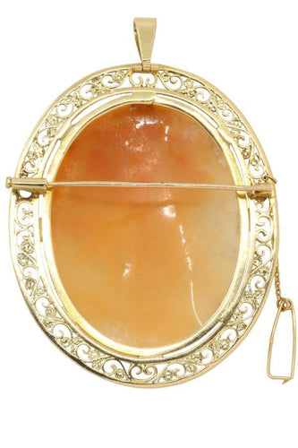 Broche BROCHE PENDENTIF CAMÉE ART NOUVEAU 58 Facettes 046111