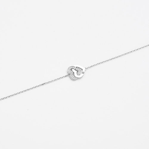 Bracelet DINH VAN – Bracelet Double Cœurs R10 58 Facettes LODV012187