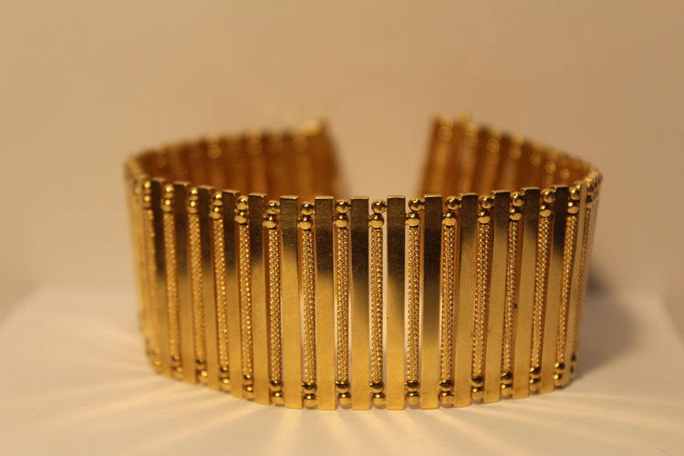 Bracelet Bracelet Manchette Or jaune 58 Facettes 11048