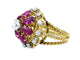 Bague Bague 1960 or jaune diamants et rubis 58 Facettes