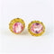 Boucles d'oreilles Boucles d'oreilles Or Jaune Topazes Roses 58 Facettes 20400000592