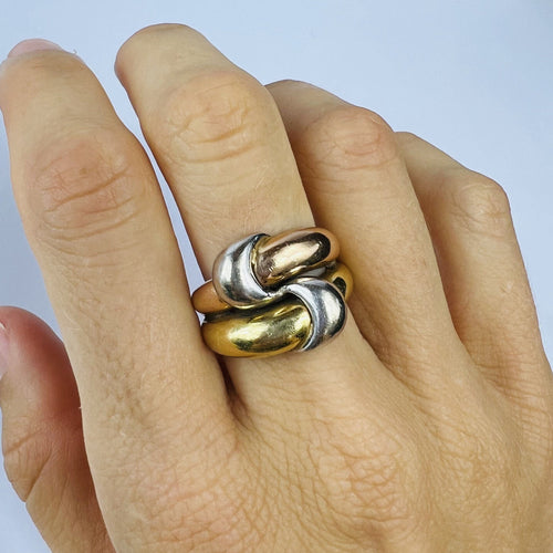 Bague Bague Jonc 3 Ors 58 Facettes 20400000727