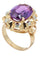 Bague BAGUE MODERNE SAPHIR VIOLET 58 Facettes 044551