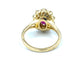 Bague Bague Pompadour or jaune, rubis et diamants 58 Facettes