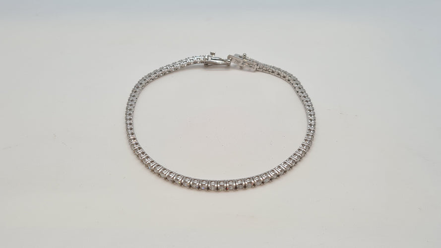 Bracelet Bracelet Rivière en Or blanc & diamants 58 Facettes