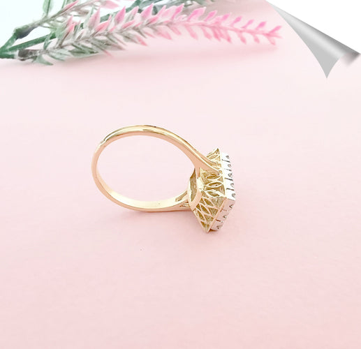 Bague Bague, diamants, 2 ors 58 Facettes AA 1563