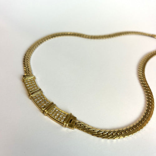 Collier Collier Or jaune, diamants 58 Facettes 20400000522