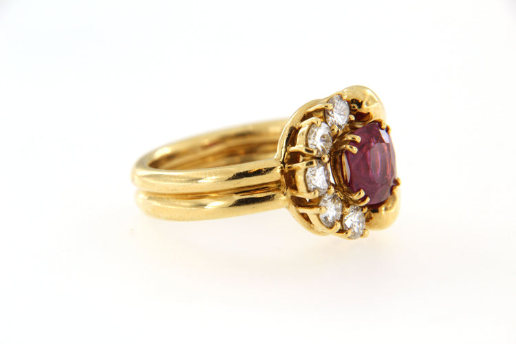 Bague Mauboussin - Bague en Or jaune, Rubis, Diamant 58 Facettes 6470v
