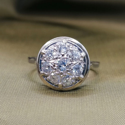 Bague 51 Bague Art Déco Diamants 58 Facettes 2737