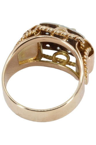 Bague 50 BAGUE ANCIENNE DIAMANTS 58 Facettes 053091