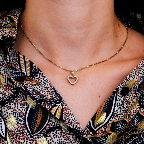 Pendentif Pendentif Coeur Diamants 58 Facettes ADA04