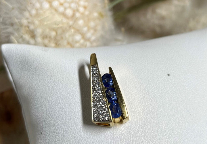 Pendentif Pendentif Saphirs et diamants 58 Facettes 20400000311