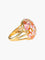 Bague 52 Bague Boule Saphirs roses, Citrines miel et Diamants 58 Facettes