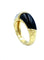 Bague Van Cleef & Arpels. Bague or, platine, onyx et diamants 58 Facettes