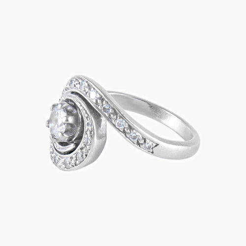 Bague 50 Bague Tourbillon Diamants 58 Facettes