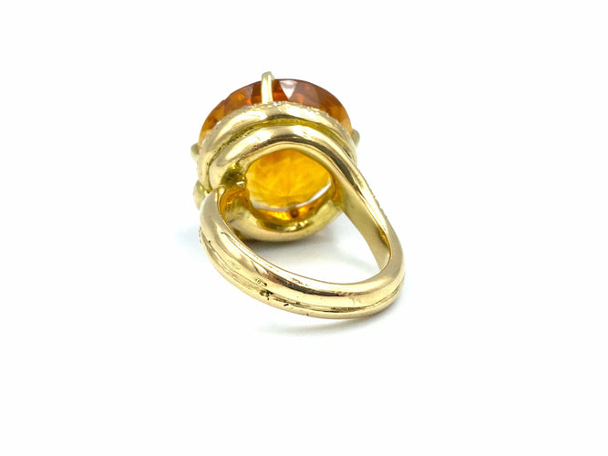 Bague Bague D’AVOSSA citrine & diamants 58 Facettes
