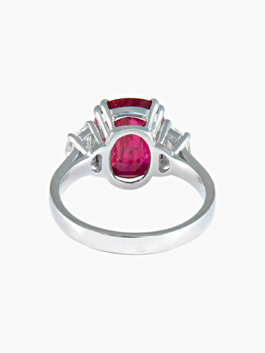 Bague Bague Rubis Diamants 58 Facettes
