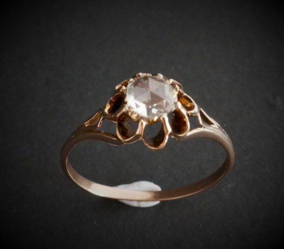 Bague 60 Bague Solitaire Diamant Taille Rose 58 Facettes 714594
