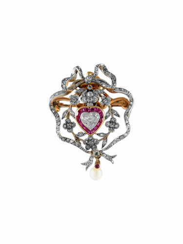 Broche Broche Pendentif Coeur 58 Facettes 1547