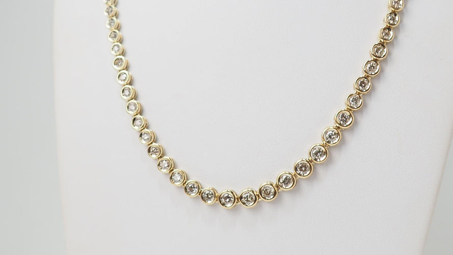 Collier Collier rivière Or jaune Diamants 58 Facettes 32340