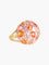Bague 52 Bague Boule Saphirs roses, Citrines miel et Diamants 58 Facettes