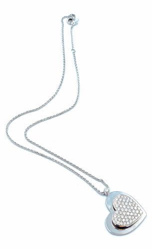 Collier PIAGET. Collier or blanc et diamants 58 Facettes