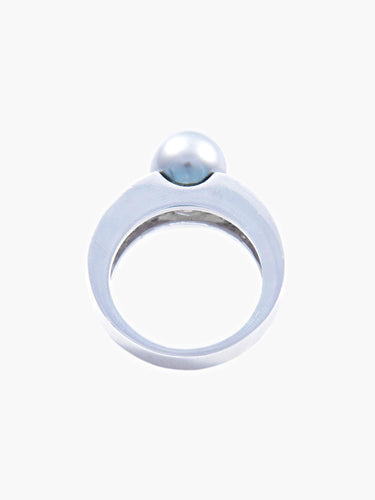 Bague 53 Bague Perle Diamants 58 Facettes