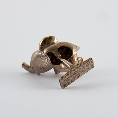Boutons de manchette Bouton de Manchettes Eléphant 58 Facettes 2.566