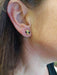 Boucles d'oreilles Boucles d'oreilles or jaune, saphirs et diamants 58 Facettes 081411
