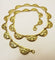 Collier Vintage 18 karat Gold Crescent Filigree Necklace 58 Facettes