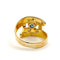 Bague Bague Saphir diamants or jaune 58 Facettes 2563