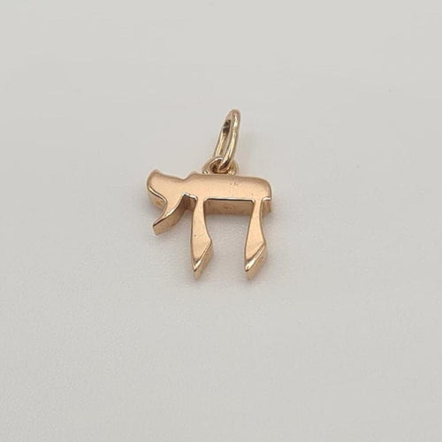 Pendentif Pendentif "HAI" or rose 18 carats 58 Facettes