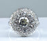 Bague 58 Bague en or blanc 18 carats pavée de 33 diamants, vers 1930 58 Facettes AB293