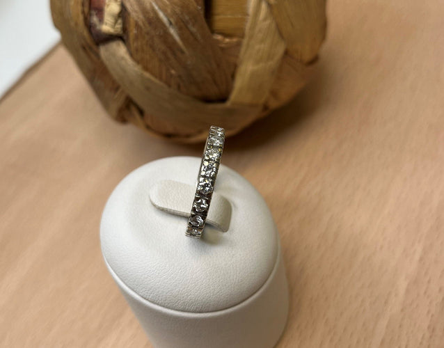 Bague Bague Alliance tour complet diamants 58 Facettes 20400000374