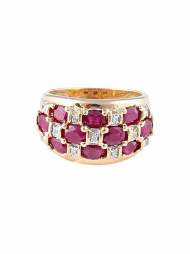 Bague 50 Bague Boule Rubis 58 Facettes