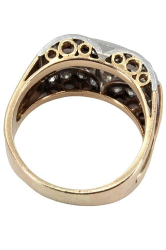 Bague BAGUE DIAMANTS ANNÉES 50' 58 Facettes 051301